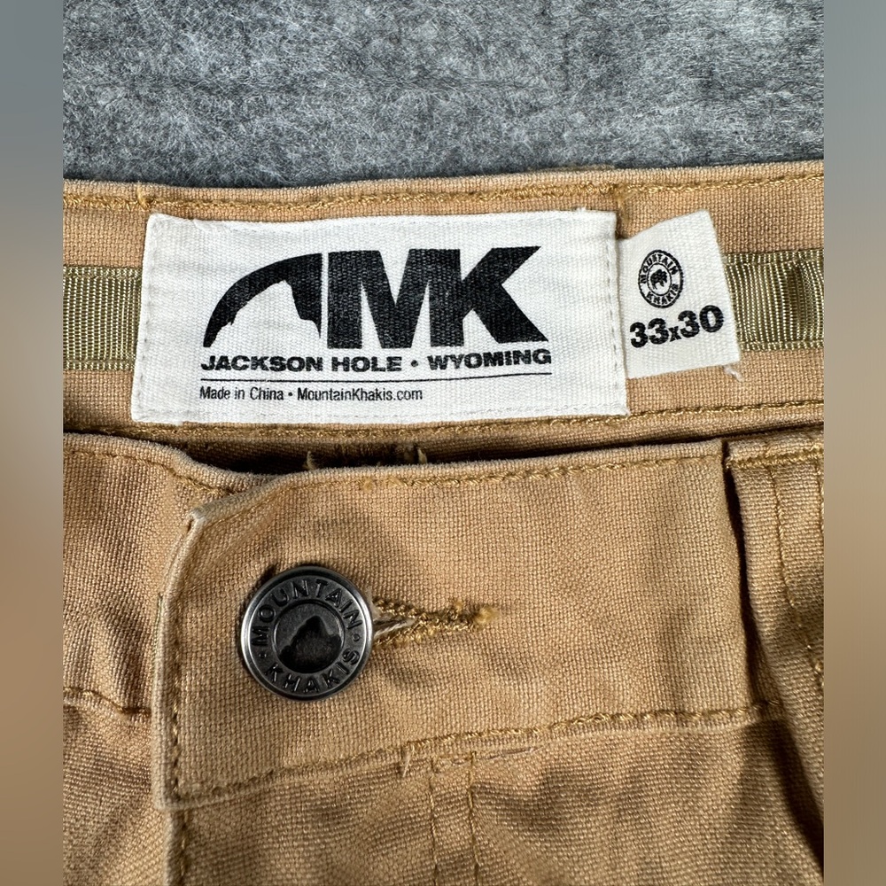 Mountain Khakis Men’s W33 L30 2-Ply Canvas Mountain Pant Boot Cut Relaxed Fit - Picture 7 of 7